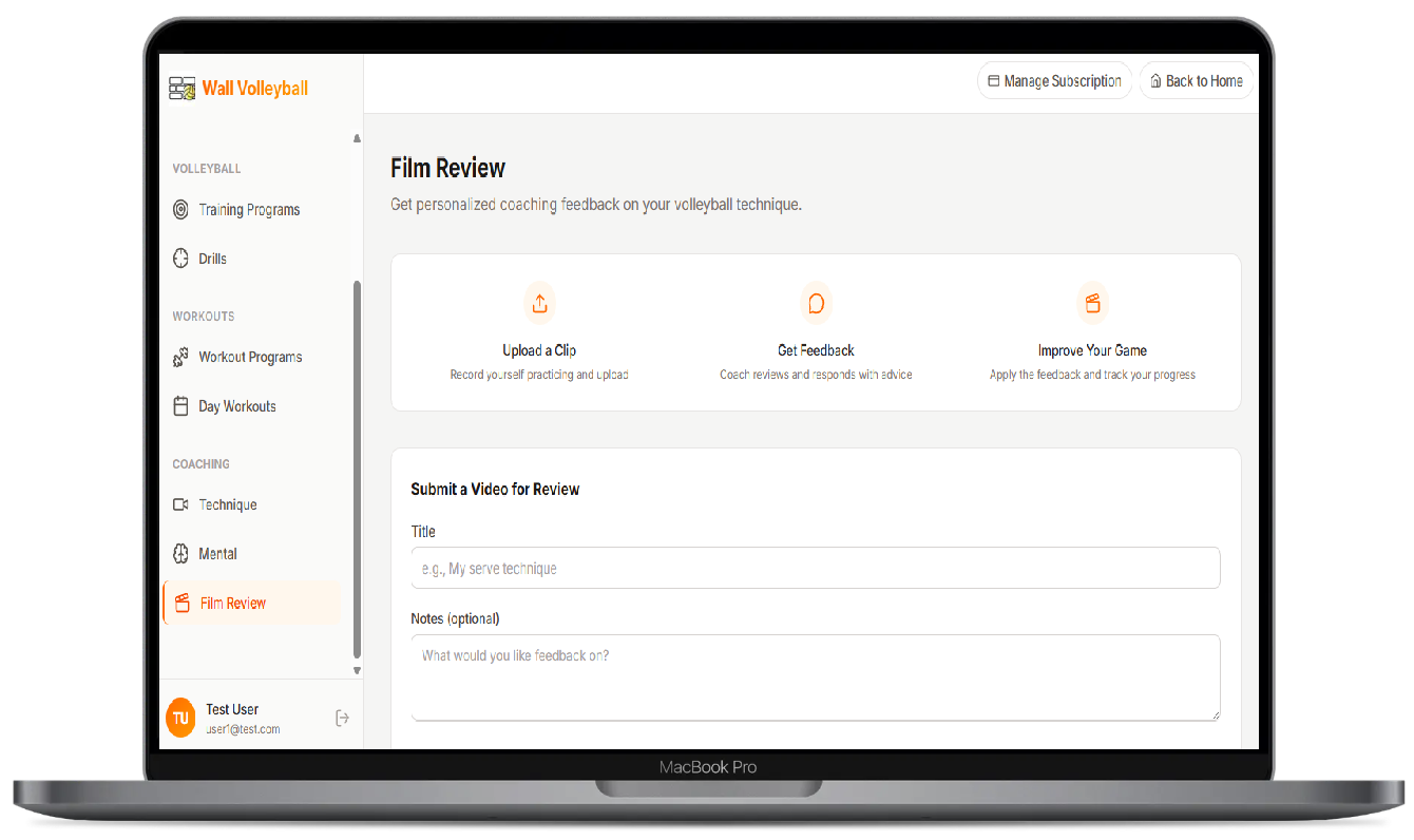 Wall Volleyball Film Review