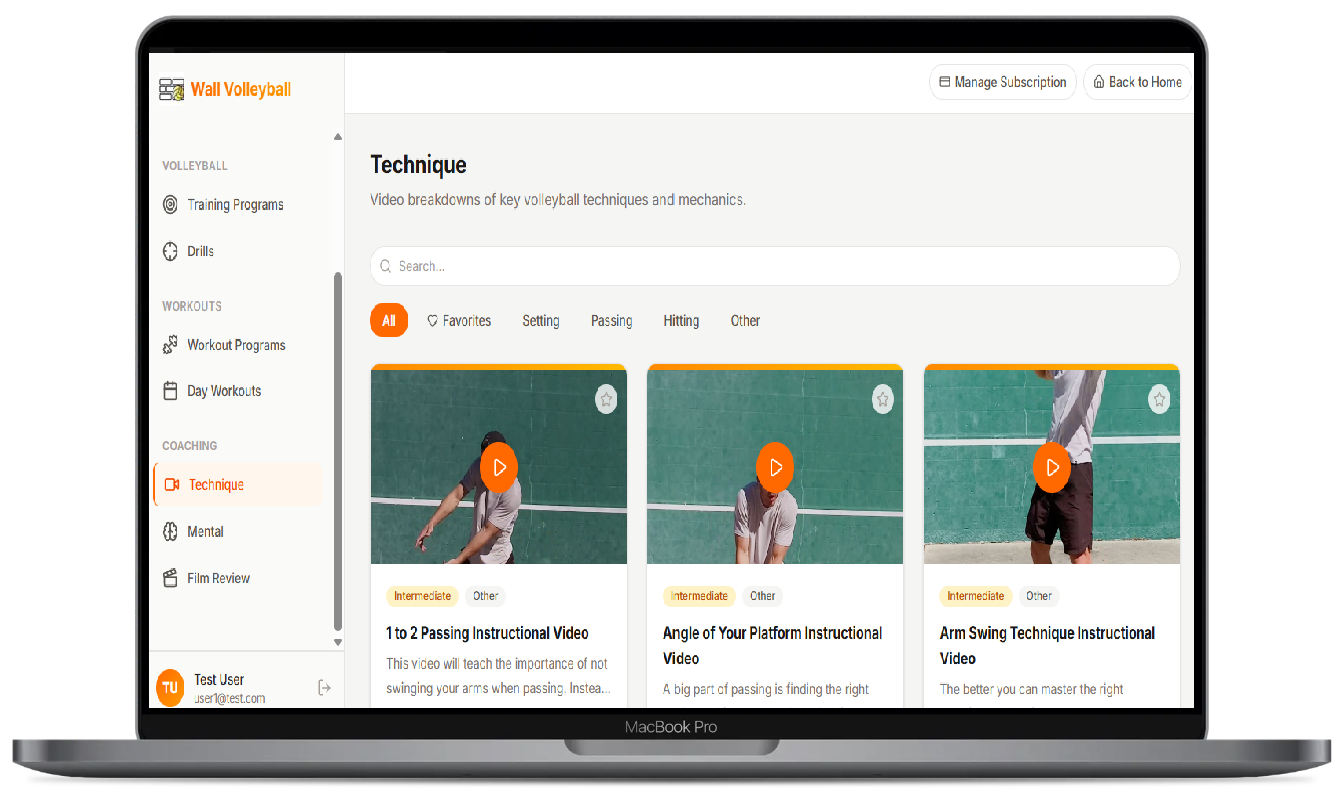 Wall Volleyball Technique Breakdowns